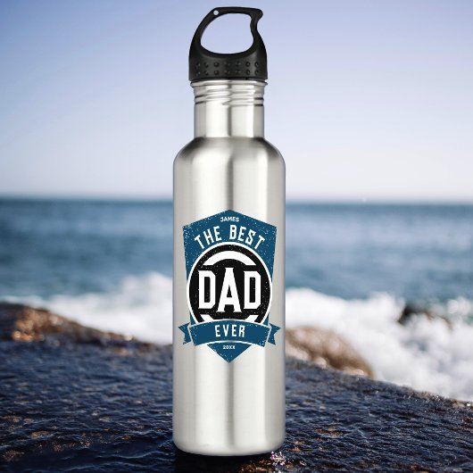 De beste pap ooit Modern Vaderdag cadeau Waterfles