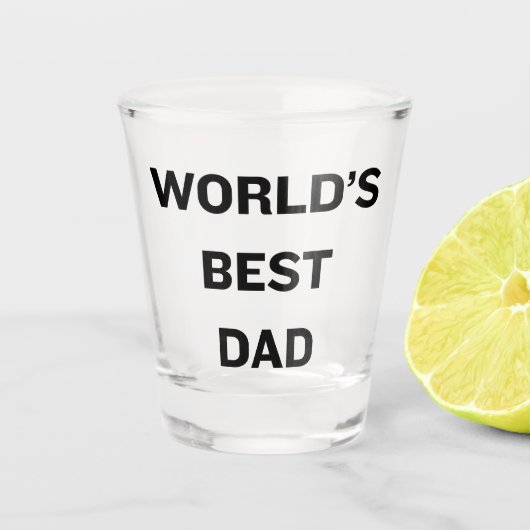 De beste pap-Vaderdag ter wereld Shot Glas (Voorkant)
