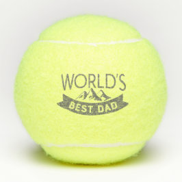 De beste pap-Vaderdag ter wereld Tennisballen