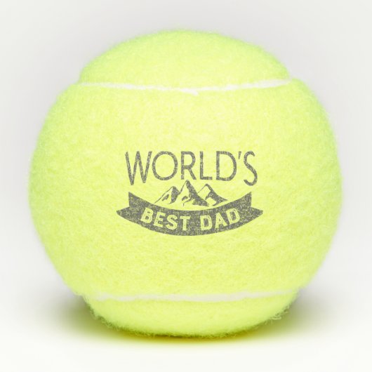 De beste pap-Vaderdag ter wereld Tennisballen (Voorkant)