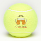De beste pap van de vaderdag wereld ooit tennisballen (Achterkant)