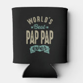 De beste pap van de wereld blikjeskoeler (Achterkant)