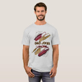 De beste papa grappen zijn aan het laden - Comedy  T-shirt (Voorkant volledig)