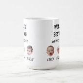 De beste papa Mok ter wereld | Aangepaste Baby Fac (Center)
