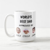 De beste papa Mok ter wereld | Aangepaste Baby Fac (Links)