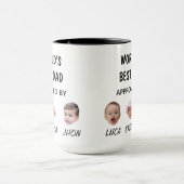 De beste papa Mok ter wereld | Aangepaste Baby Fac (Midden)