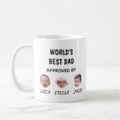De beste papa Mok ter wereld | Aangepaste Baby Fac (Links)