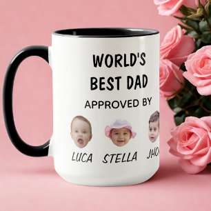 De beste papa Mok ter wereld   Aangepaste Baby Fac