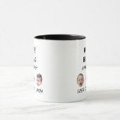 De beste papa Mok ter wereld | Aangepaste Baby Fac (Midden)