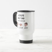De beste papa Mok ter wereld | Aangepaste Baby Fac (Voorkant links)