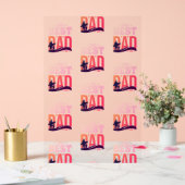 De Beste Papa Ooit Acryl Bord (Huwelijk)