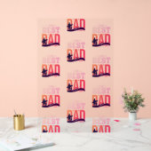 De Beste Papa Ooit Acryl Bord (Huwelijk)