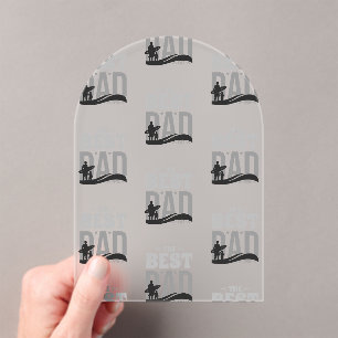 De Beste Papa Ooit Acryl Uitnodigingen