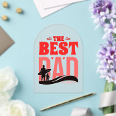 De Beste Papa Ooit Acryl Uitnodigingen (Insitu (Huwelijk))