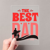 De Beste Papa Ooit Acryl Uitnodigingen (Insitu (Draagbaar))