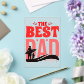 De Beste Papa Ooit Acryl Uitnodigingen (Insitu (Huwelijk))