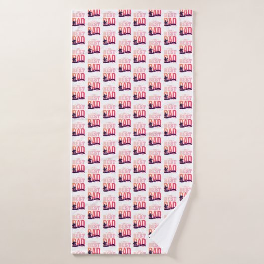 De Beste Papa Ooit Badhanddoek (Badhanddoek)