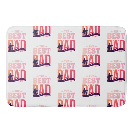 De Beste Papa Ooit Badmat (Voorkant)