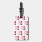 De Beste Papa Ooit Bagagelabel (Voorkant verticaal)