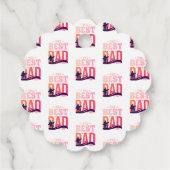De Beste Papa Ooit Bedankjes Labels (Achterkant)
