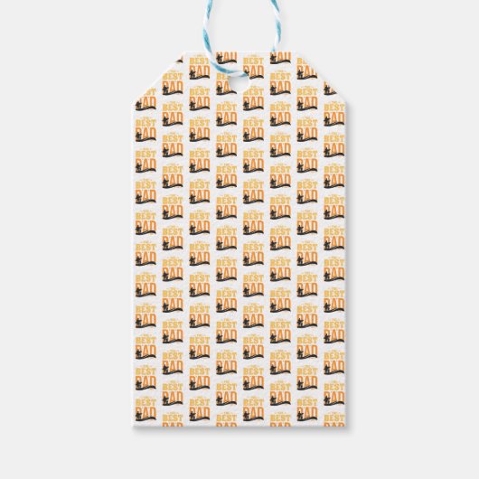 De Beste Papa Ooit Cadeaulabel (Voorkant)