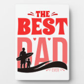 De Beste Papa Ooit Fotoplaat (voorkant)