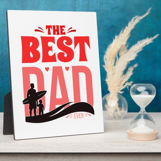 De Beste Papa Ooit Fotoplaat (Zijkant)