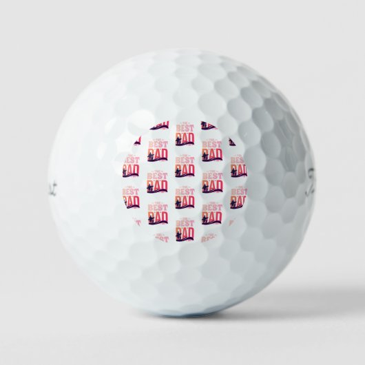 De Beste Papa Ooit Golfballen (Voorkant)