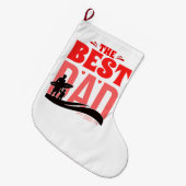 De Beste Papa Ooit Grote Kerstsok (Voorkant (Hangend))