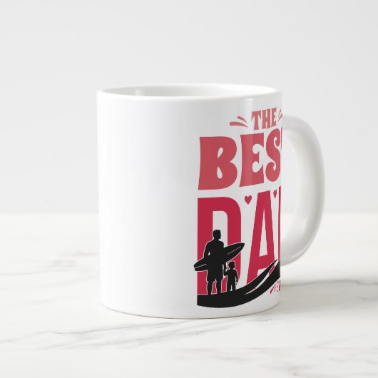 De Beste Papa Ooit Grote Koffiekop (Voorkant rechts)
