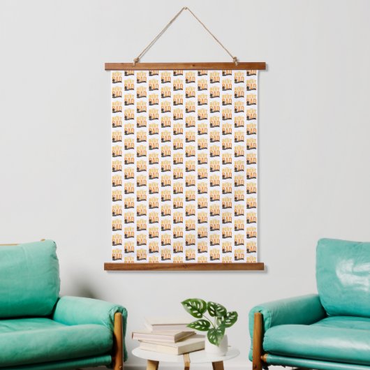 De Beste Papa Ooit Hangend Wandkleed (Woonkamer)