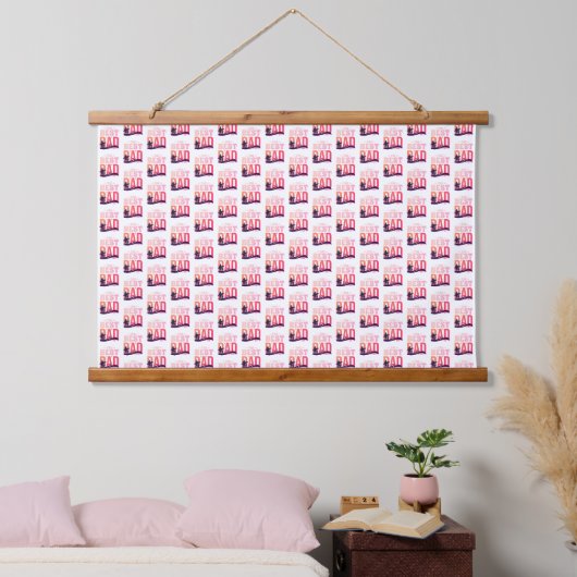 De Beste Papa Ooit Hangend Wandkleed (Slaapkamer)