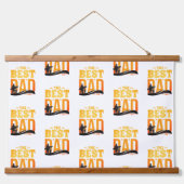 De Beste Papa Ooit Hangend Wandkleed (Voorkant 2)