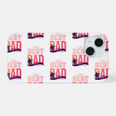 De Beste Papa Ooit iPhone 15 Case (Achterkant horizontaal)