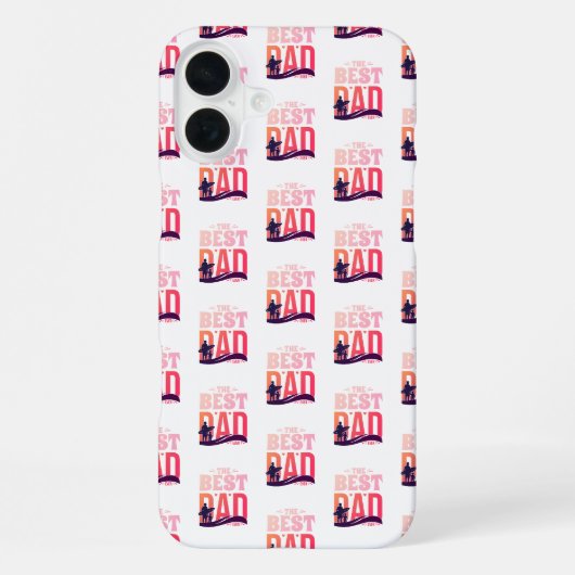 De Beste Papa Ooit iPhone Hoesje (Achterkant)