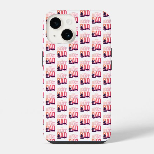 De Beste Papa Ooit iPhone Hoesje (Achterkant)