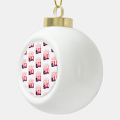 De Beste Papa Ooit Keramische Bal Ornament (Rechts)