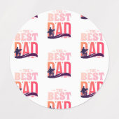 De Beste Papa Ooit Labels (Design 1)