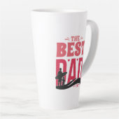 De Beste Papa Ooit Latte Mok (Rechterhoek)