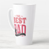 De Beste Papa Ooit Latte Mok (Linkerhoek)