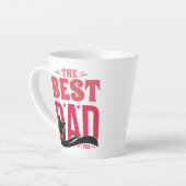 De Beste Papa Ooit Latte Mok (Linkerhoek)