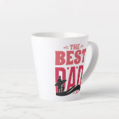 De Beste Papa Ooit Latte Mok (Rechterhoek)