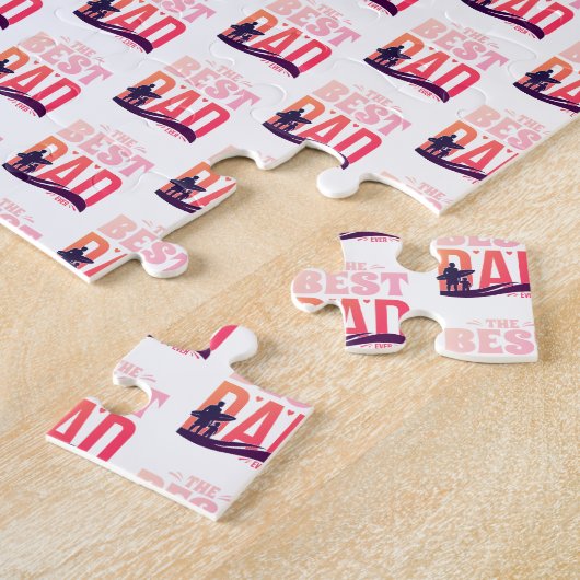 De Beste Papa Ooit Legpuzzel (Zijkant)