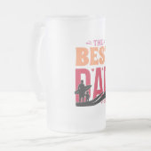 De Beste Papa Ooit Matglas Bierpul (Voorkant links)