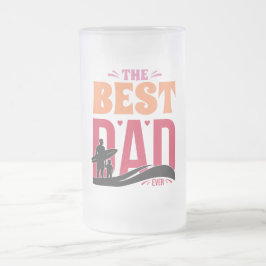 De Beste Papa Ooit Matglas Bierpul