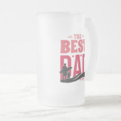 De Beste Papa Ooit Matglas Bierpul (Voorkant rechts)