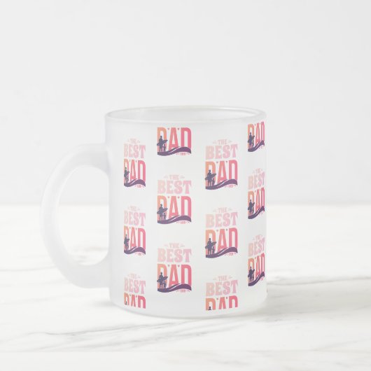 De Beste Papa Ooit Matglas Koffiemok (Links)