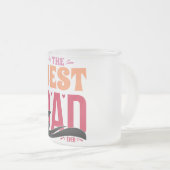 De Beste Papa Ooit Matglas Koffiemok (Voorkant rechts)