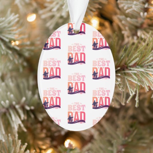 De Beste Papa Ooit Ornament (Boom)