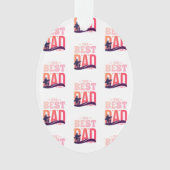 De Beste Papa Ooit Ornament (voorkant)